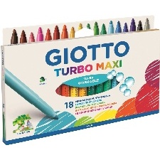 FEUTRE 18 COULEURS GIOTTO POINTE LARGE