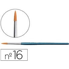 PINCEAU ROND POILS SYNTHETIQUES N 16