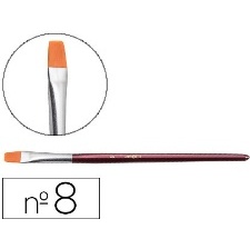 PINCEAU BROSSE POILS SYNTHETIQUES N 8