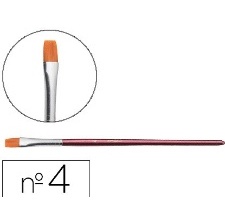 PINCEAU BROSSE FIBRES SYNTHETIQUES N 4