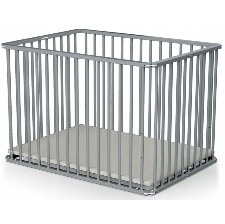 PARC EN BOIS AT4 3 HAUTEURS 75X120X68 CM