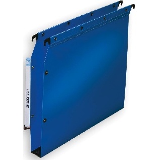 10 DOSSIERS SUSPENDUS ULTIMATE ARMOIRE ELBA FOND OPAQUE BLEU 30 MM A4