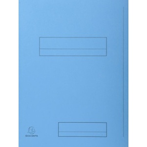 PAQUET DE 50 CHEMISES IMPRIMEES 2 RABATS 24X32CM -  BLEU CLAIR