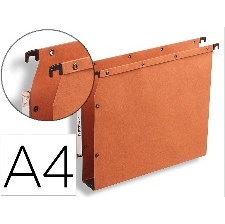 PAQUET DE 25 DOSSIERS SUSPENDUS MEDIUM ARMOIRE FOND 50MM A4 KRAFT ORANGE