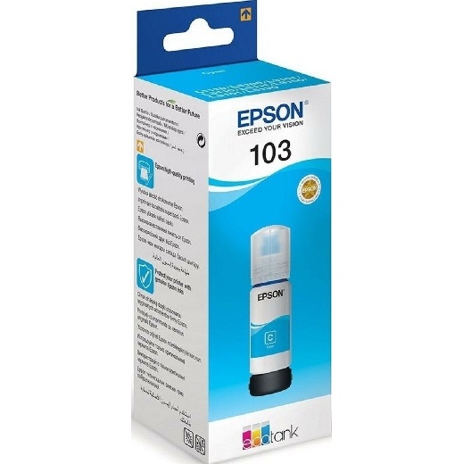 BOUTEILLE D'ENCRE EPSON 103 ECOTANK CYAN
