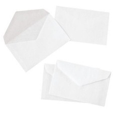BOITE DE 1000 ENVELOPPES BLANCHES ELECTION FORMAT 90X140MM