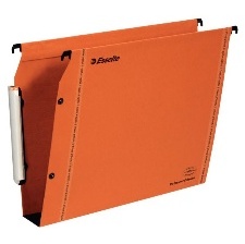 BOITE DE 25 DOSSIERS SUSPENDUS POUR ARMOIRE DEFI FOND 50MM A4 KRAFT ORANGE