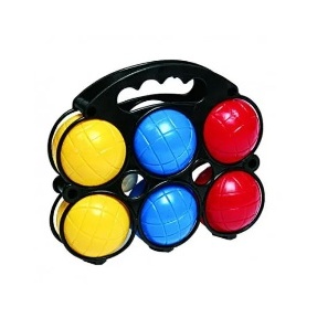 6 BOULES DE PETANQUE PLASTIQUE