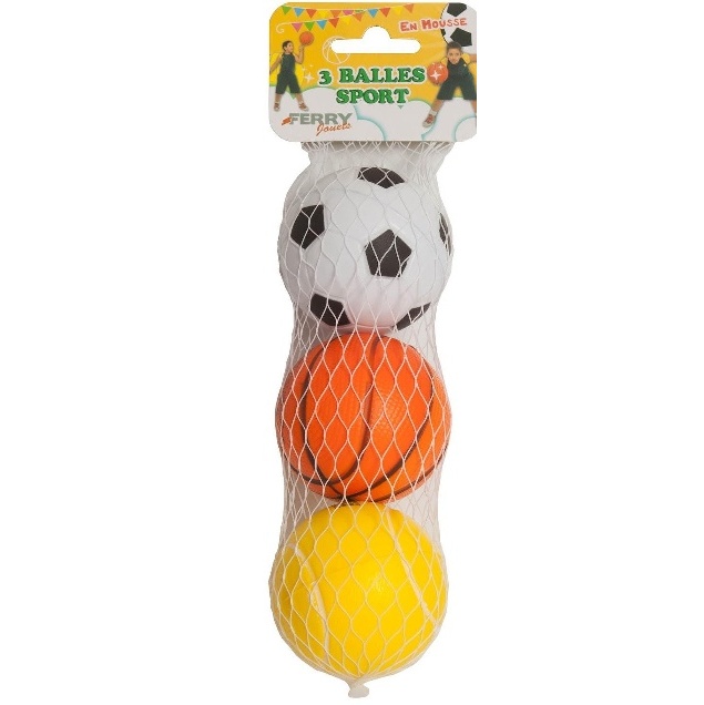 3 BALLES DE SPORT FERRY