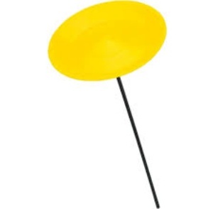 ASSIETTES CHINOISE AVEC BAGUETTE 23CM JAUNE
