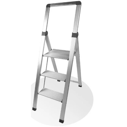 ESCABEAU MARCHEPIED 3 MARCHES FACILITYS ALU PRO EXTRA-SLIM