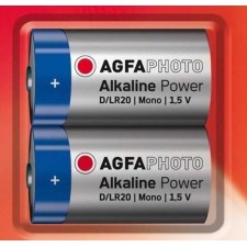 2 PILES AGFAPHOTO MONO LR20 SOUS BLISTER