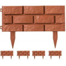 BORDURETTE TERRE JARDIN IMITATION BRIQUE X 4