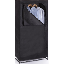 ARMOIRE RANGEMENT VETEMENT 1 PORTE NOIRE