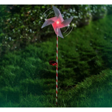 MOULIN A VENT SOLAIRE A LED LA BOUTIQUE DE NOEL EN METAL PVC