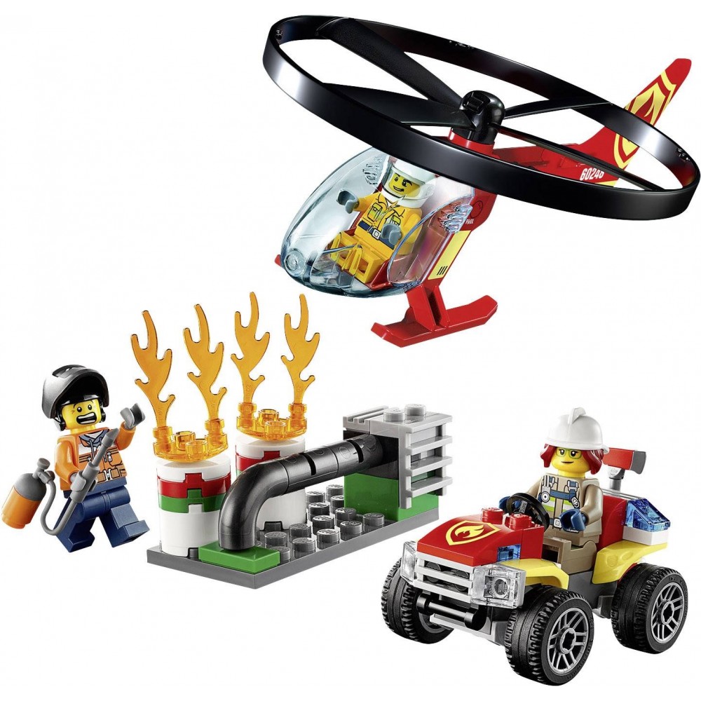 Hélicoptère pompiers - Mini véhicules et circuits - Jeux d'imagination