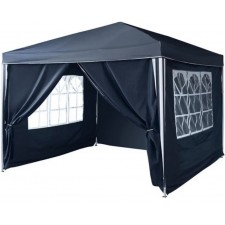 MUR FENETRE TERRE JARDIN POUR TONNELLE PLIABLE BLEU