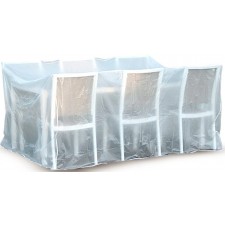 HOUSSE PLASTIQUE TERRE JARDIN POUR TABLE RECTANGLE 215X173X100CM