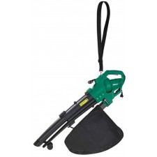 ASPIRATEUR SOUFFLEUR BROYEUR SAC 45L 3000W VERT NOIR