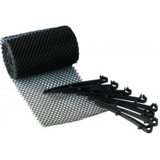 GRILLAGE DE GOUTIERE RIBIMEX MAILLE EN PLASTIQUE 6X15CM