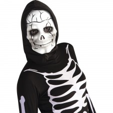 MASQUE ENFANT SQUELETTE AVEC CAGOULE
