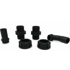 RACCORDS DE POMPE A EAU RACCORD TUYAU 15-19MM FILETAGE 25MMX6