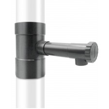 RECUPERATEUR D'EAU POUR DESCENTE DE GOUTTIERE 100 MM GRIS