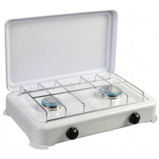 RECHAUD A GAZ TRANSPORTABLE FACILITYS 2 BRULEURS BLANC