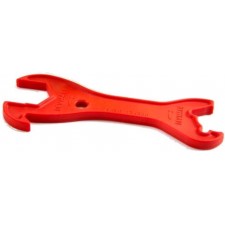 CLE POUR BOUTEILLE DE GAZ EN PLASTIQUE 14CM ROUGE