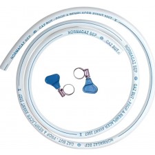 TUYAU POUR GAZ BUTANE A 3 ROBINETS 2 COLLIERS DE SERRAGE 150CM