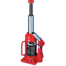 CRIC HYDRAULIQUE BOUTEILLE EN METAL 5T MAX 4.3KG ROUGE