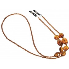 CHAINETTE PORTE LUNETTE PIERRES