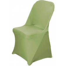 HOUSSE DE CHAISE TERRE JARDIN SPANDEX HAUTEUR 88 CM ANIS