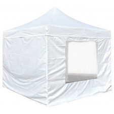MUR TERRE JARDIN POUR TENTE PLIANTE 3X3M BLANC