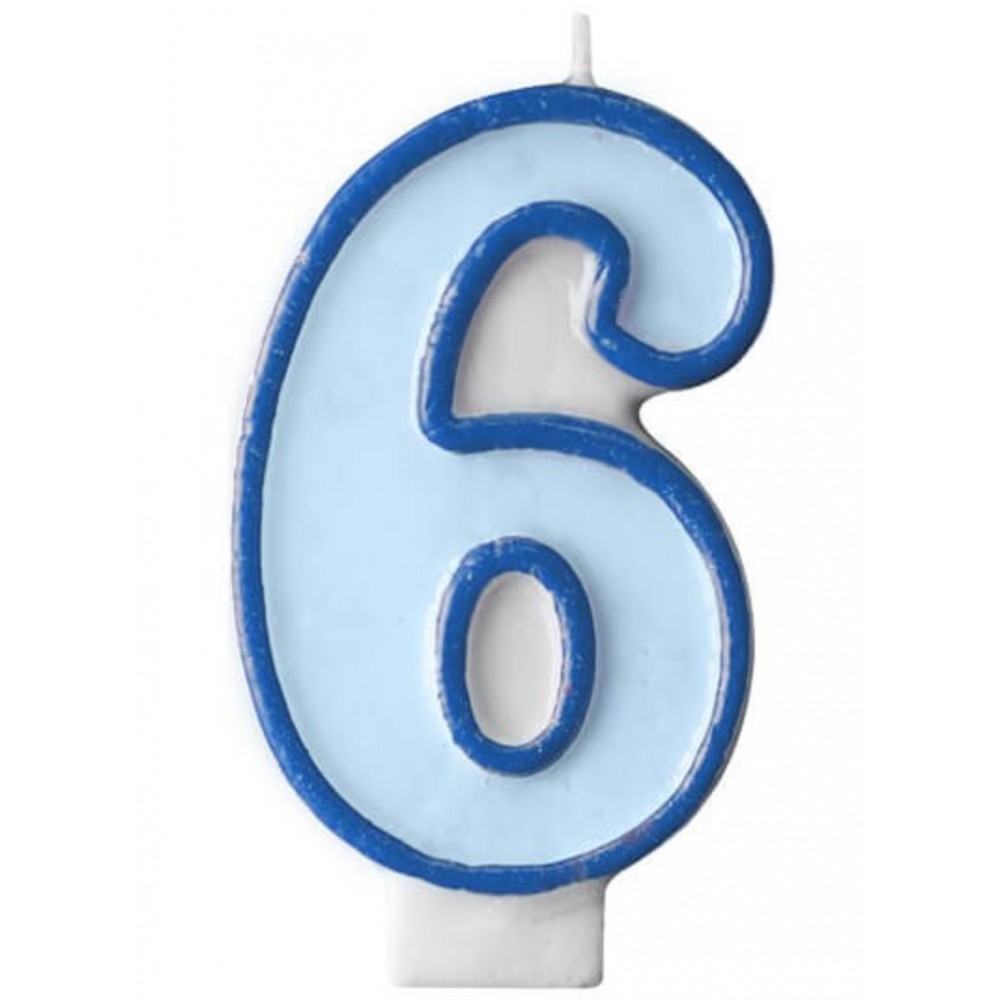 Bougie d'anniversaire avec numéro 3 - Bleu - Bougie de chiffre d' anniversaire : : Cuisine et Maison
