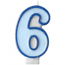 BOUGIE ANNIVERSAIRE CHIFFRE NUMERO 6