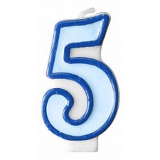 BOUGIE ANNIVERSAIRE CHIFFRE NUMERO 5