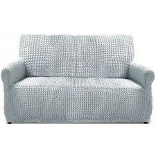 HOUSSE CANAPE 2 PLACES CHENILLE EXTENSIBLE GRIS