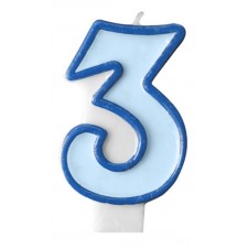 BOUGIE ANNIVERSAIRE CHIFFRE NUMERO 3