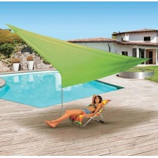 VOILE D'OMBRAGE TRIANGULAIRE TERRE JARDIN 5 X 5 X 5 ANIS