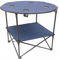TABLE PIQUE NIQUE TERRE JARDIN PLIANTE BLEUE