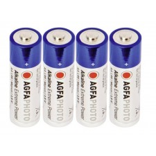 LOT DE 4 PILES ALKALINE LR6-AA