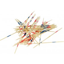 41 BATONNETS MIKADO BOIS AVEC POCHETTE