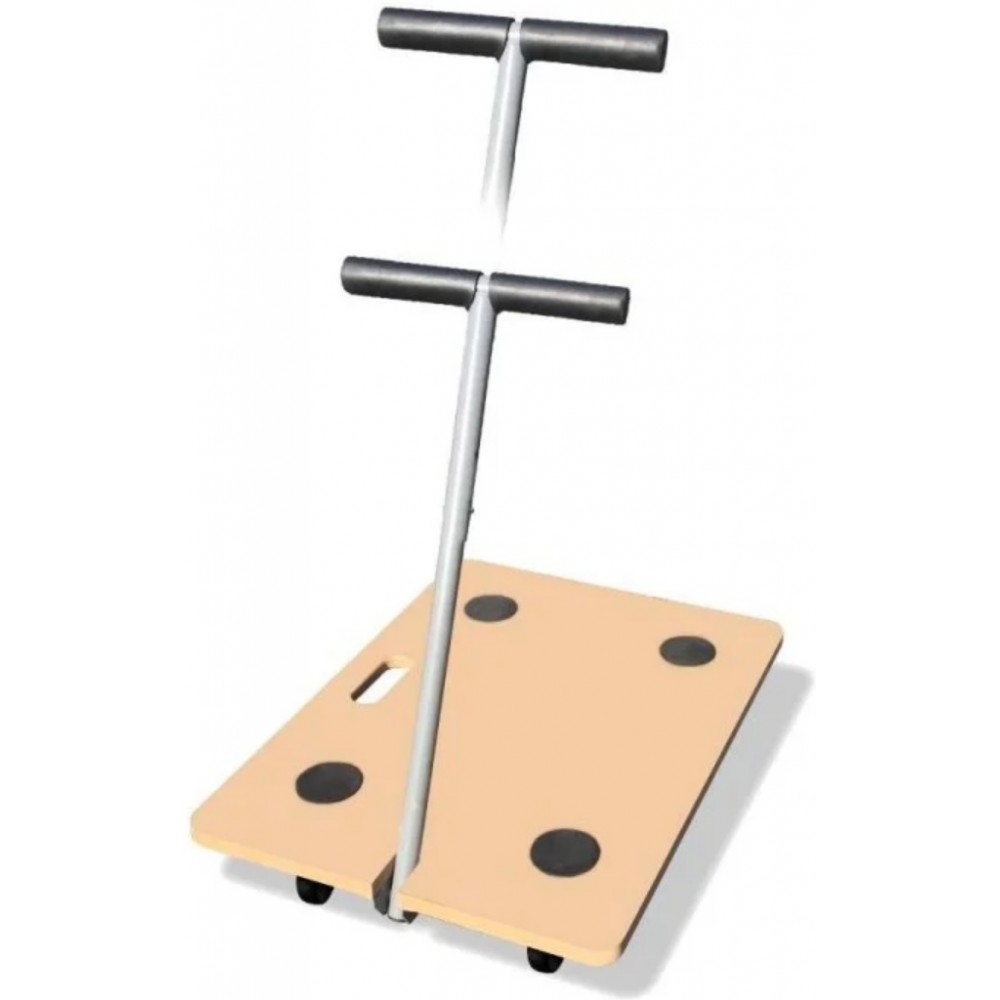 Petit plateau à roulettes en bois 45 cm x 30 cm - Charge 200kg
