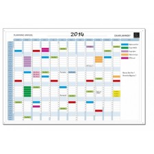 PLANNING MAGNETIQUE ANNUEL BLANC