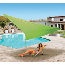 VOILE D'OMBRAGE TRIANGULAIRE TERRE JARDIN 3.6 X 3.6 X 3.6 ANIS