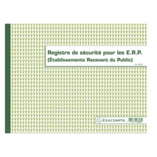 REGISTRE DE SECURITE ETABLISSEMENT RECEVANT DU PUBLIC 24X32CM
