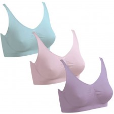 SOUTIEN GORGE SANS ARMATURE PUSH UP BEAUTY BRA PASTEL TM X3