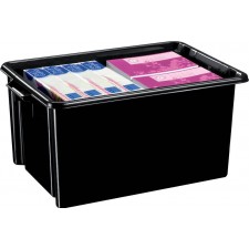 BAC DE RANGEMENT RECYCLE 48,5L NOIR