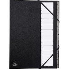 TRIEUR 12 COMPARTIMENTS NUMERIQUES NOIR